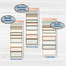 Classic Christmas Reading Kit | A5 Daily Duo Planner Kit Stickers | All Aglow | KIT-419-L