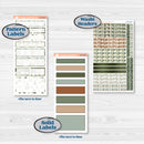 Classic Christmas Reading Kit | 7x9 Erin Condren Daily Duo Planner Kit Stickers | All Aglow | KIT-419-M