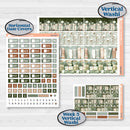 Classic Christmas Reading Kit | Laurel Denise Standard Vertical & Horizontal Planner Kit Stickers | All Aglow | KIT-419-Q