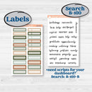 Classic Christmas Reading Kit | A5 Plum Monthly & Dashboard Planner Kit Stickers | All Aglow | KIT-419-S