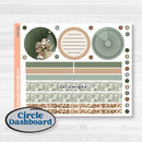 Classic Christmas Reading Kit | A5 Plum Monthly & Dashboard Planner Kit Stickers | All Aglow | KIT-419-S