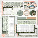 Classic Christmas Reading Kit | 8.5x11 Plum Monthly & Dashboard Planner Kit Stickers | All Aglow | KIT-419-U
