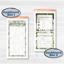 Classic Christmas Reading Kit | A5 Erin Condren Monthly & Dashboard Sticker Kit | 2024-2025 Planners | All Aglow | KIT-419-V
