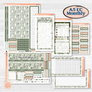 Classic Christmas Reading Kit | A5 Erin Condren Monthly & Dashboard Sticker Kit | 2024-2025 Planners | All Aglow | KIT-419-V