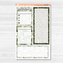 Classic Christmas Reading Kit | A5 Erin Condren Monthly Dashboard Sticker Kit | 2025-2026 Planners | All Aglow | KIT-419-VA