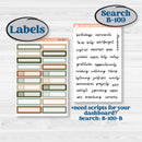 Classic Christmas Reading Kit | 7x9 Erin Condren Life Planner Monthly & Dashboard Sticker Kit | 2024-2025 Planners | All Aglow | KIT-419-W