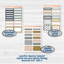 Cheerful Holiday Christmas Kit | A5 Compact Vertical Planner Kit Stickers for Erin Condren | Very Merry | KIT-420-G