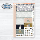 Cheerful Holiday Christmas Kit | Plum Vertical Priorities 7x9 Planner Kit Stickers | Very Merry | KIT-420-J