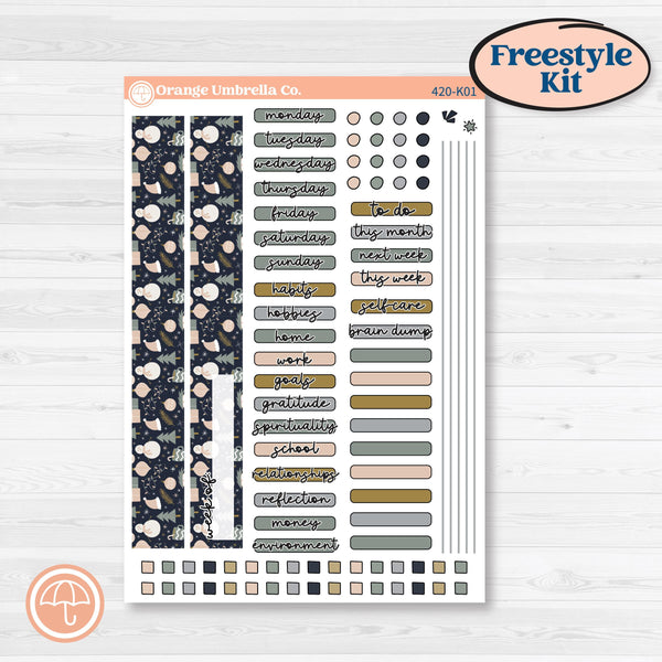 Cheerful Holiday Christmas Kit | Freestyle Kit Any Planner Kit Stickers | Very Merry | KIT-420-K