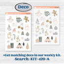 Cheerful Holiday Christmas Kit | Freestyle Kit Any Planner Kit Stickers | Very Merry | KIT-420-K