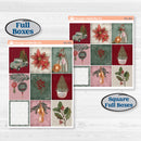 Vintage Christmas Kit | Weekly Sticker Kit for Vertical Planners like Erin Condren | Holiday Nostalgia | KIT-421-A