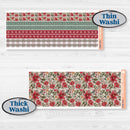 Vintage Christmas Kit | Weekly Add-On Planner Kit Stickers | Holiday Nostalgia | KIT-421-B