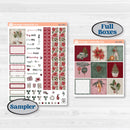 Vintage Christmas Kit | Hobonichi Cousin Weekly & Daily Planner Kit Stickers | Holiday Nostalgia | KIT-421-E