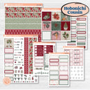 Vintage Christmas Kit | Hobonichi Cousin Weekly & Daily Planner Kit Stickers | Holiday Nostalgia | KIT-421-E