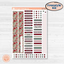 Vintage Christmas Kit | Freestyle Kit Any Planner Kit Stickers | Holiday Nostalgia | KIT-421-K