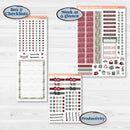 Vintage Christmas Kit | A5 Daily Duo Planner Kit Stickers | Holiday Nostalgia | KIT-421-L
