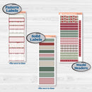Vintage Christmas Kit | A5 Daily Duo Planner Kit Stickers | Holiday Nostalgia | KIT-421-L
