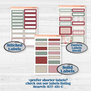 Vintage Christmas Kit | A5 Daily Duo Planner Kit Stickers | Holiday Nostalgia | KIT-421-L