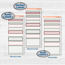 Vintage Christmas Kit | 7x9 Erin Condren Daily Duo Planner Kit Stickers | Holiday Nostalgia | KIT-421-M