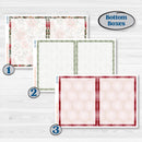 Vintage Christmas Kit | 7x9 Erin Condren Daily Duo Planner Kit Stickers | Holiday Nostalgia | KIT-421-M