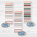 Vintage Christmas Kit | A5 Plum Daily Planner Kit Stickers | Holiday Nostalgia | KIT-421-N