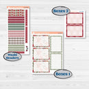 Vintage Christmas Kit | A5 Plum Daily Planner Kit Stickers | Holiday Nostalgia | KIT-421-N