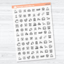 January or Winter Icons | Planner Stickers | I-073-CM