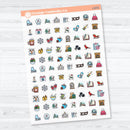 January or Winter Icons | Planner Stickers | I-073-CM