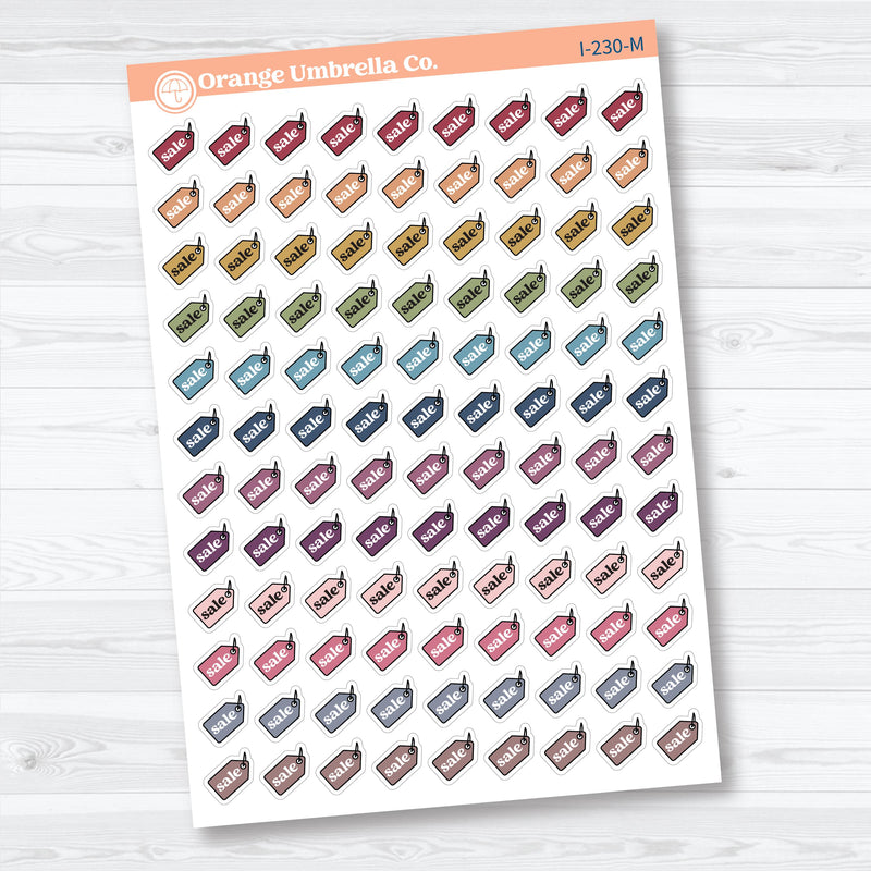 Hand Doodled Sale Icons | Planner Stickers | I-230
