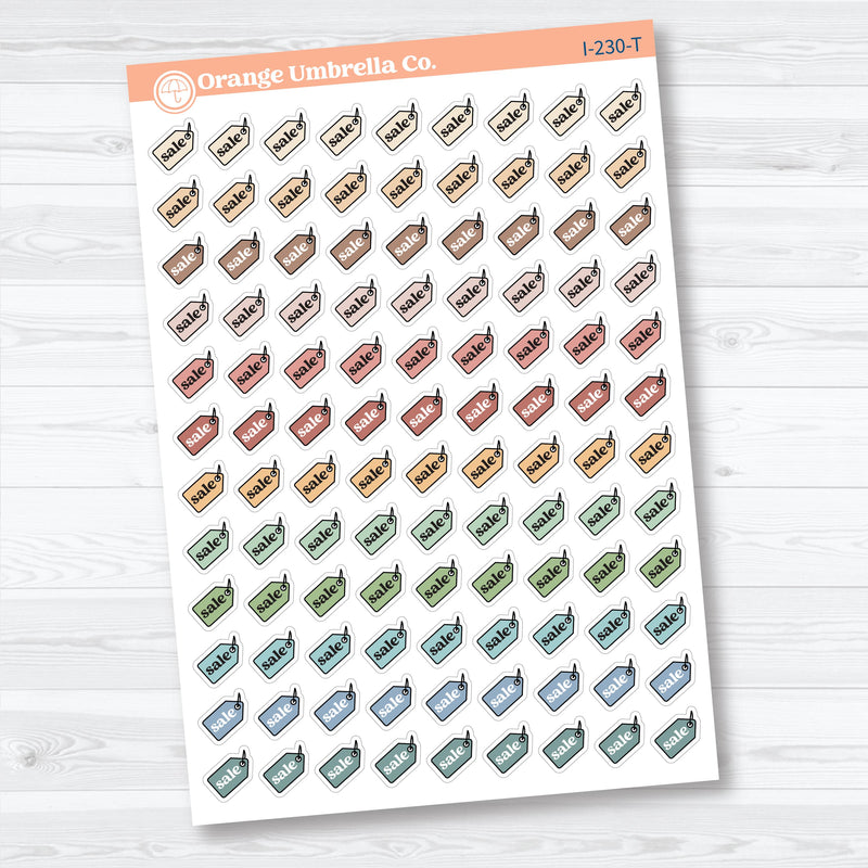 Hand Doodled Sale Icons | Planner Stickers | I-230