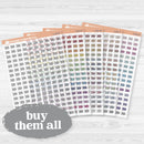 Micro Chevron Arrow Doo Dads | Icon Planner Stickers | Matches 2026 Kits | I-231-CM