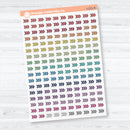 Micro Chevron Arrow Doo Dads | Icon Planner Stickers | Matches 2026 Kits | I-231-CM