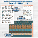 Whimsical Winter Kit | Hobonichi Cousin Weekly & Daily Planner Kit Stickers | Sugarplum | KIT-422-E