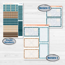 Whimsical Winter Kit | 7x9 Plum Daily Planner Kit Stickers | Sugarplum | KIT-422-P