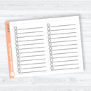 Daily Duo A5 Bottom Box Covers Planner Stickers | B-309