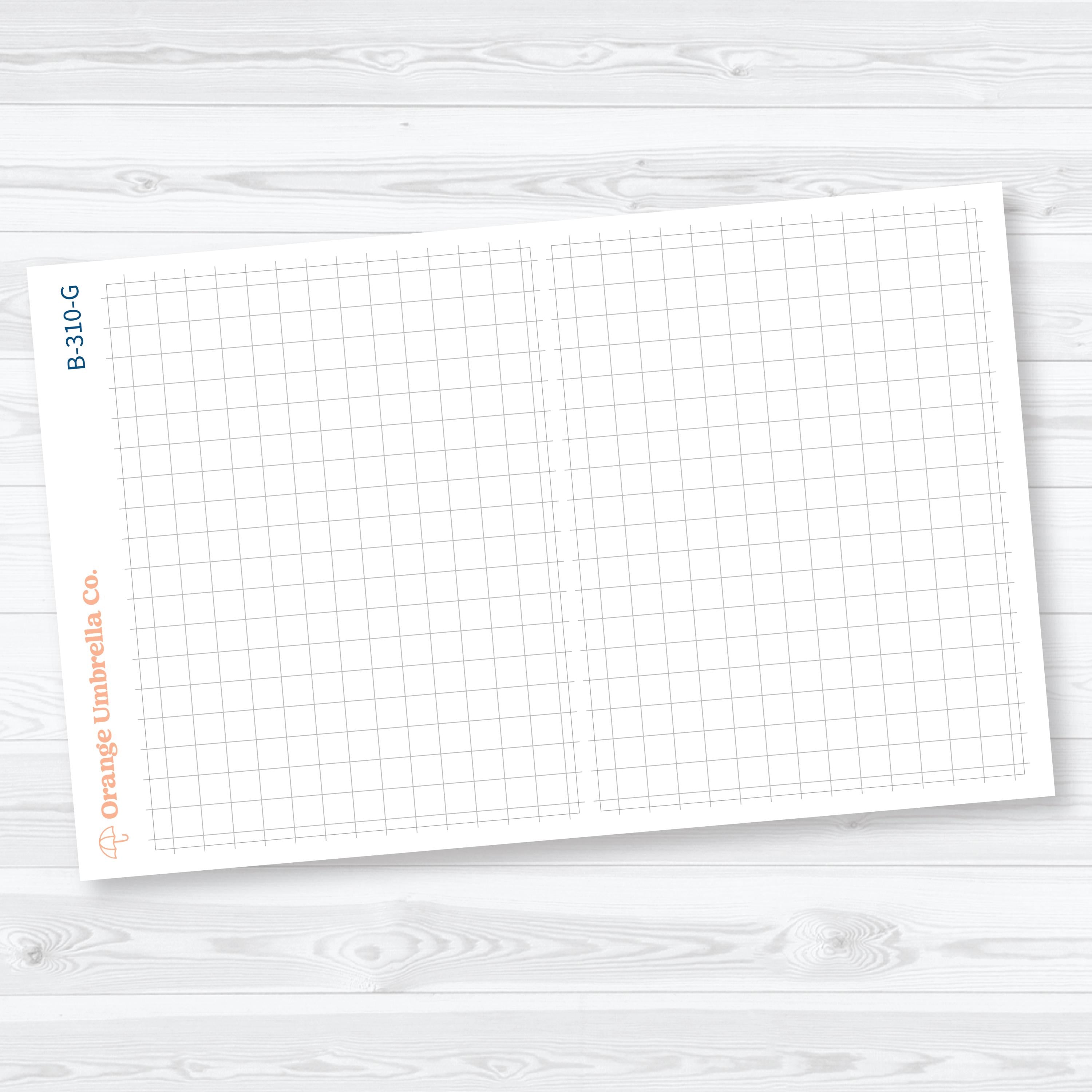 Daily Duo 7x9 Bottom Box Covers Planner Stickers | B-310
