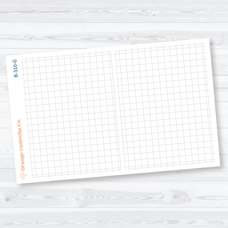 Daily Duo 7x9 Bottom Box Covers Planner Stickers | B-310