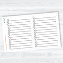 Daily Duo 7x9 Bottom Box Covers Planner Stickers | B-310