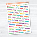 Mini Books of the Bible | Faith Based Planner or Bible Journaling Stickers | F-001