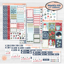 Winter Snowflake Kit | Weekly Sticker Kit for Vertical Planners like Erin Condren | Snow Problem | KIT-501-A