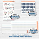 Winter Snowflake Kit | Weekly Add-On Planner Kit Stickers | Snow Problem | KIT-501-B