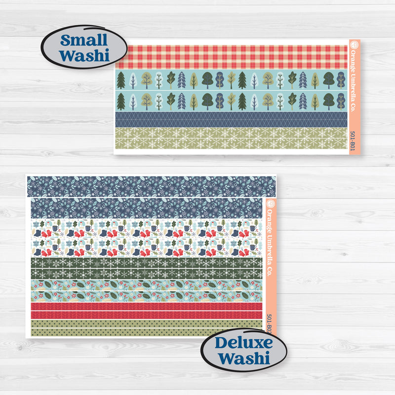 Winter Snowflake Kit | Weekly Add-On Planner Kit Stickers | Snow Problem | KIT-501-B