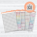 Library icon planner stickers — perfect for reading logs, study planners, and book tracking. Small and functional, ideal for journaling or organizing library days.
