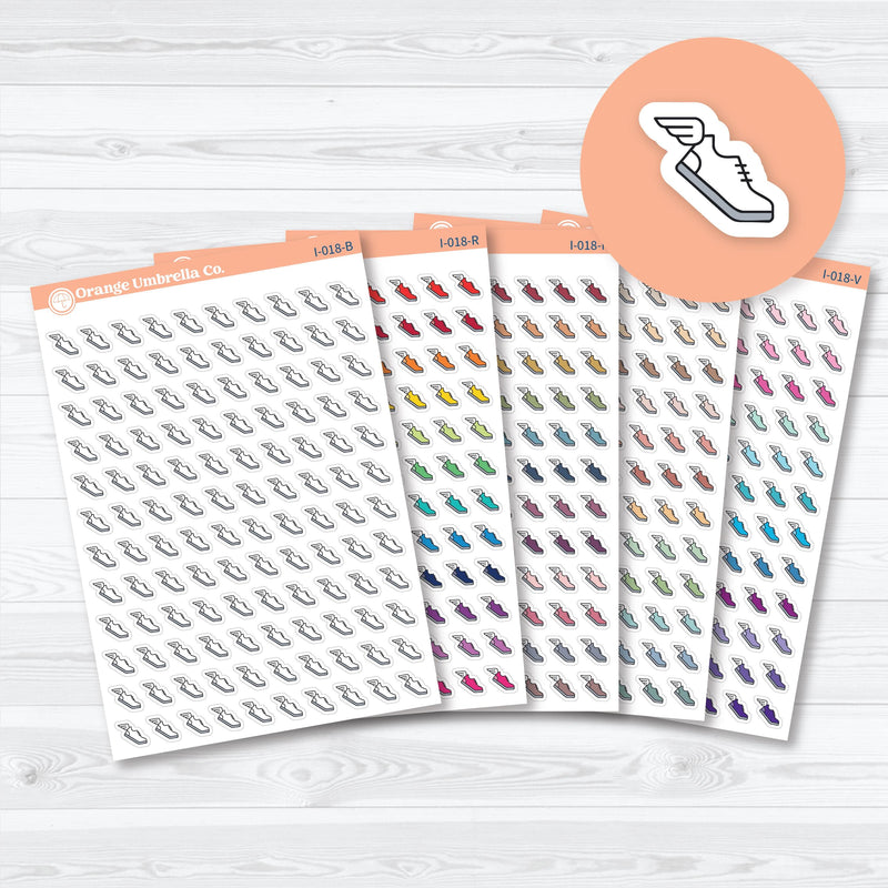 Track and Cross Country planner stickers — running icons for sports planners, fitness tracking, and training logs
