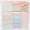  Hand Doodled Sale Icon planner stickers — functional doodle stickers for marking sales, budgeting, and shopping in planners or journals