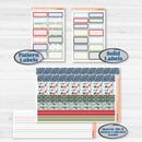 Winter Snowflake Kit | Hobonichi Cousin Weekly & Daily Planner Kit Stickers | Snow Problem | KIT-501-E