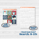 Winter Snowflake Kit | Hobonichi Cousin Weekly & Daily Planner Kit Stickers | Snow Problem | KIT-501-E