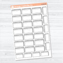 Doodled Notebook Labels | Top Spiral Planner Stickers | L-212
