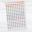 Micro Chevron Arrow Doo Dads | Icon Planner Stickers | Matches 2026 Kits | I-231-CM