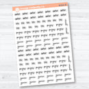 Reading Journal Note Sheet Builder | Planner Stickers | F18 | M-021-B & M-022-B